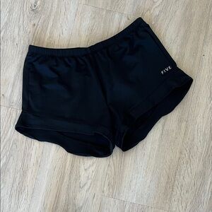 FIVE Women's Black Athletic Shorts